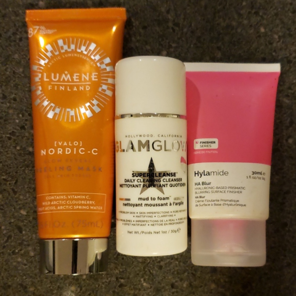 Skincare bundle -lumene, glamglow, abnormal beauty